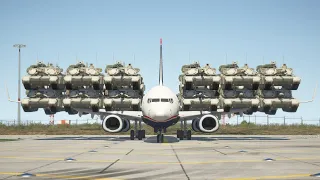 America's Newest Invincible Tank B737 Emergency Landing First Time Ever | GTA 5