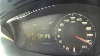 510HP Range Rover 5.0 V8 Supercharged  Acceleration 0-240km/h