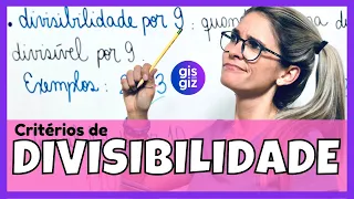 CRITÉRIOS de DIVISIBILIDADE | REGRAS DE DIVISIBILIDADE |  Matemática Básica  Prof. Gis/