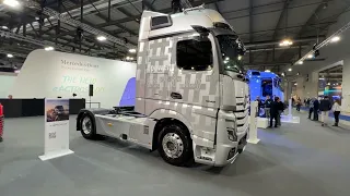 Mercedes Actros L Style Line (2024) 4X2 Tractor Truck Walkaround   Transpotec Logitec 2024