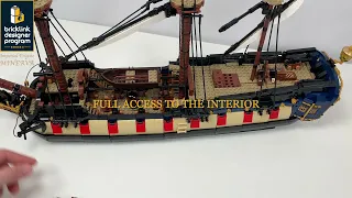 Imperial Frigate Minerva - LEGO BrickLink Designer Program Series 4 Entry