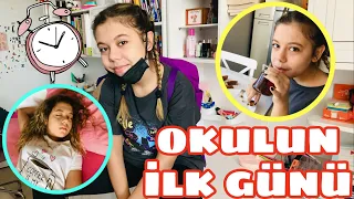 OKULUN İLK GÜNÜ VLOG. Tuana Zeybek