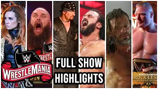 WWE WrestleMania 36 Full Show Highlights HD - April 2020 - WWE WrestleMania 2020 Highlights