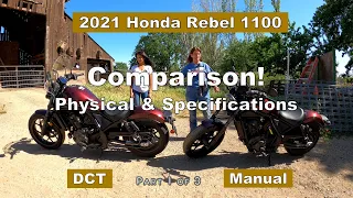 Rebel 1100 DCT vs Manual Review - Part 1: Physical Differences & Comparison