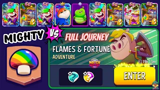 FULL Adventure Flames & Fortune! Mighty Mushrooms + Blow’Em Up + Sprint | Match Masters