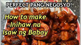 Inihaw na Isaw ng Baboy | Pang-Negosyo