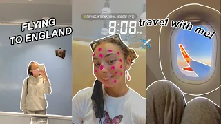 FLYING TO ENGLAND | travel with me vlog! Leila Clare