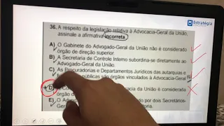 Gabarito AGU - Extra-oficial - Leg. da AGU - Prof. Ali Jaha