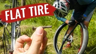 FLAT TIRE CATASTROPHE!!! - Bicycle Touring Pro / EP. #254