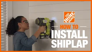 How to Install Shiplap | The Home Depot