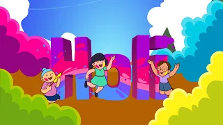 Dum Dum Dum Holi Has Come for kids Nursery Rhymes