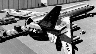 MATS Convair CV-990 "Swing-Tail" Jet Freighter - 1960