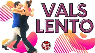 APRENDE A BAILAR #VALS LENTO O #VALS INGLÉS: Básico #CUADRADO Y GIRANDO | Curso para principiantes.