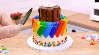 Yummy Chocolate Cake 🍫🌈 1000+ Yummy Colorful Two Tier Chocolate Cake Recipe | Cake Yummy DA