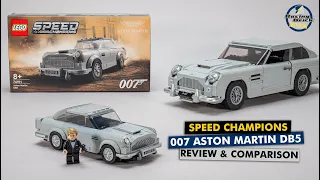 LEGO Speed Champions 76911 007 Aston Martin DB5 detailed building review & comparison