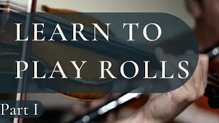 Irish fiddle ornamentation -  Learn to play a roll on the fiddle | Irish fiddle rolls