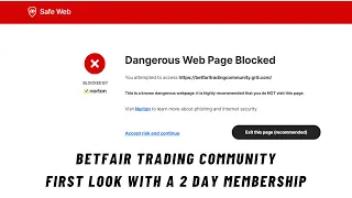 We subscribed to Betfair Trading Community for 2 days - full walk through of what we found