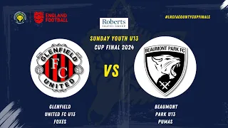 Roberts Travel Group Sunday Youth U13 County Cup Final -  Glenfield United Foxes vs Beaumont Park