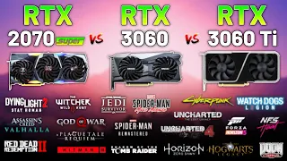 RTX 2070 SUPER vs. RTX 3060 vs. RTX 3060 Ti in 2023 (Test in 20 Games) 1440p