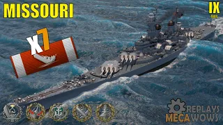 Missouri 7 Kills & 200k Damage | World of Warships Gameplay