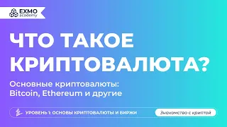 Введение в мир криптовалют: от Bitcoin до NFT | EXMO Academy