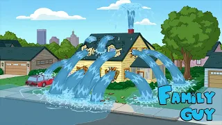 Family Guy Funny Moments - The Griffins House Explodes