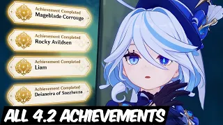 ALL Genshin 4.2 Fontaine Hidden Achievements | Genshin Impact 4.2 Fontaine