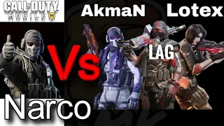 Narco Vs LotexYT, AkmaN, Lag (AMK members) | Call of duty mobile #cod #codm #codmobile