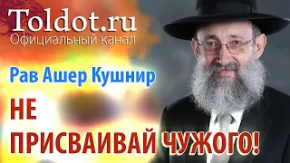 Рав Ашер Кушнир. Не присваивай чужого! Месилат Йешарим 54