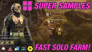 FAST AND EASY WAY TO FARM SUPER SAMPLES SOLO IN HELLDIVERS 2! (Helldivers II)