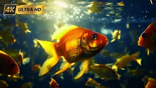 Serenity of the Sea Aquarium 4K Ultra HD - Deep Relaxing Sleep Meditation Music