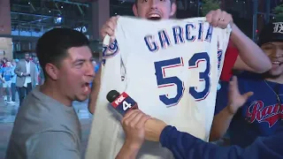 Texas Rangers fans react to Game 1 walk-off