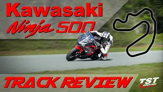 Taking It To The Track: 2024 Kawasaki Ninja 500 Track Review by TST Industries