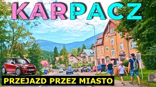 Karpacz Poland 2023 [CC]: Full Karpacz City Summer Drive in 4K