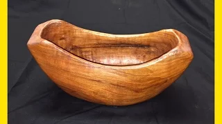 How To Carve A Root Wood Bowl