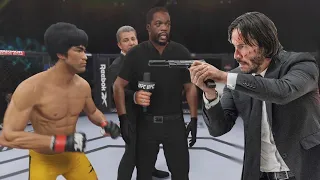 UFC 4 | Bruce Lee vs. John Wick PS5