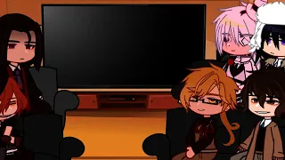 bsd's reaction to Dazai and Fedor as mu qing х feng xin