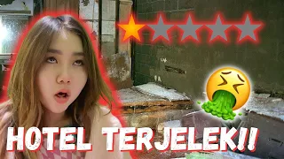 REVIEW HOTEL TERJELEK DI INDONESIA BINTANG SATU!! KECOAK DAN BELATUNG ?!