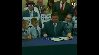 Governor DeSantis Signs 'Don't Say Gay' Bill in Florida