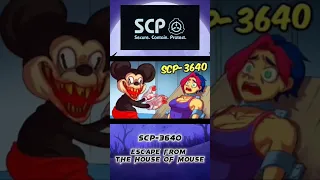 SCP-3640 (Escape from the house of mouse)🏃🐹 #scp #scpfoundation #viral #animation #shorts