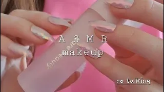 ASMR 💛 Doing your makeup for Valentine's day date 💋💄
