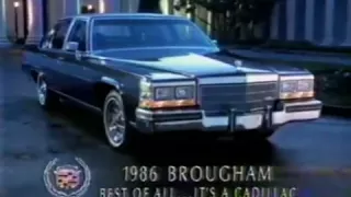 1986 Cadillac Fleetwood Brougham (commercial)