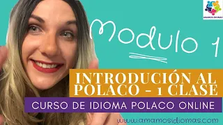 Tu 1 clase de idioma polaco - introducción al curso de polaco para los principiantes online ⬇️