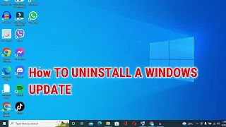 how to uninstall windows update in windows 10/11,how to undo windows update in windows 10