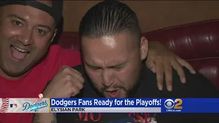 Dodger Fans Seeing Blue Wave As LA Clinches Playoff Spot