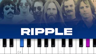 Grateful Dead - Ripple (piano tutorial)