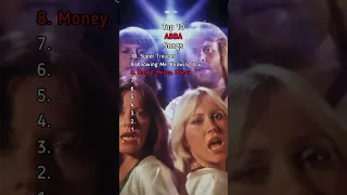 Top 10 Most Viewed ABBA Songs #shorts