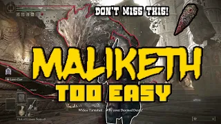 DESTROY Maliketh Easily With This Item -Elden Ring Boss Guide (Beast Clergyman Easy Guide)