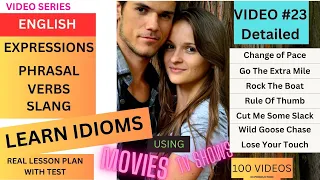 Learn English Idioms and Phrases with Movies (Video 23)