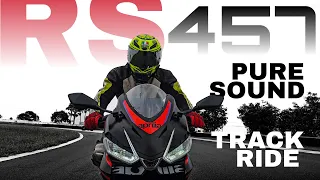 Aprilia RS 457 | My Top Speed | Pure Sound | Track Ride 🚀🚀🚀